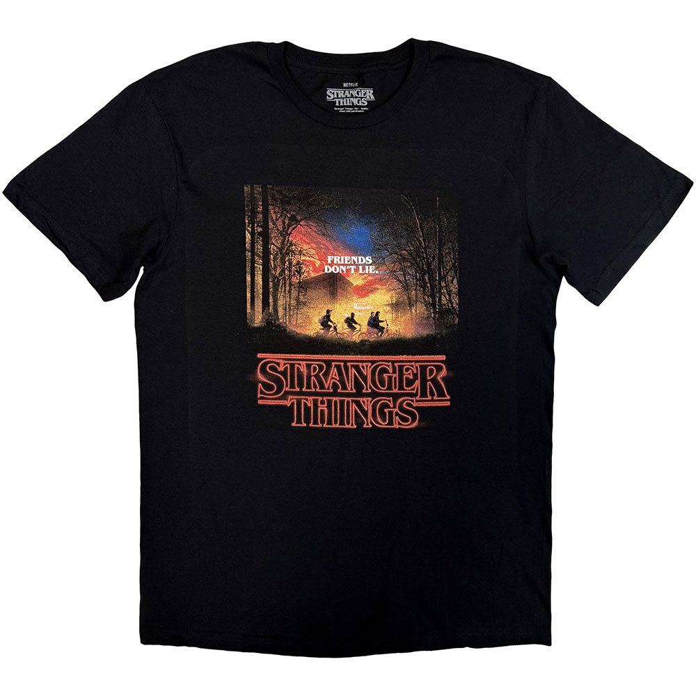 Stranger things - Friends Don?t Lie Tshirt Homme - Noir